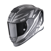 Casco Scorpion EXO-R1 Evo Carbon Air Runner Negro Mate/Blanco